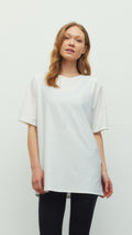 Beyaz Oversize Ludam T-Shirt