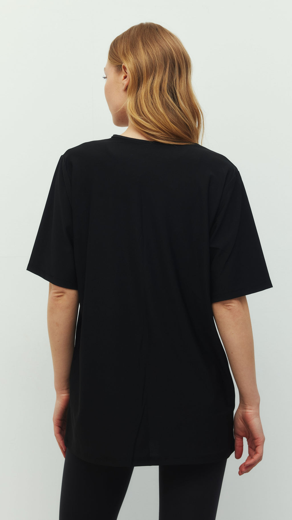 Siyah Oversize Ludam T-Shirt
