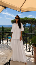 Beyaz Summer Bluz