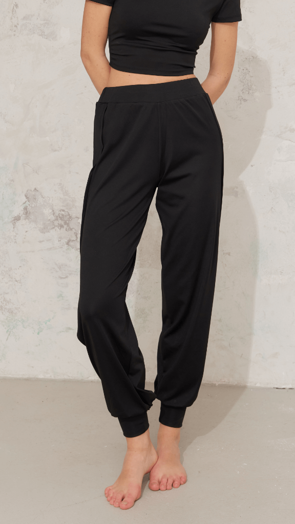 Siyah Yoga Pantolon